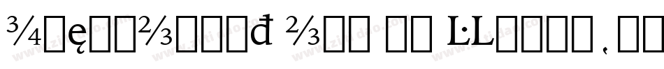 IowanOldSt OSF BT Roman字体转换